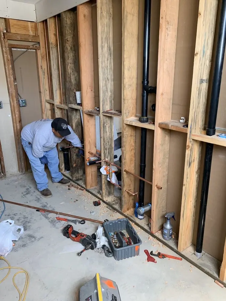 Commercial rough-in plumbing for Gas Line Repair in West Gate